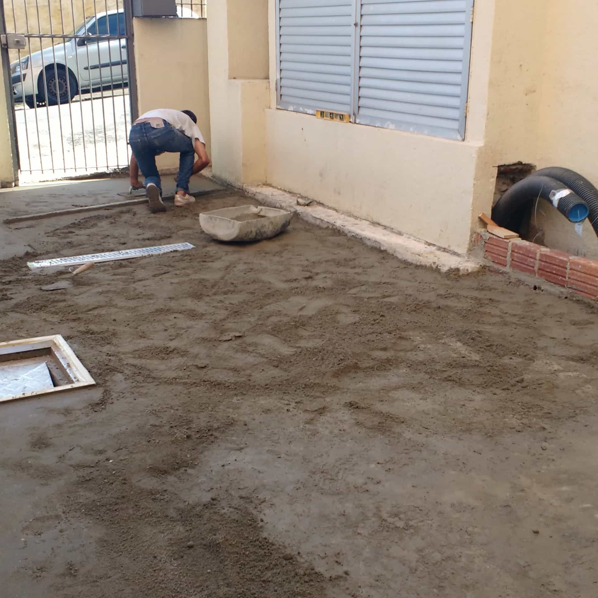 Preparação para pintura