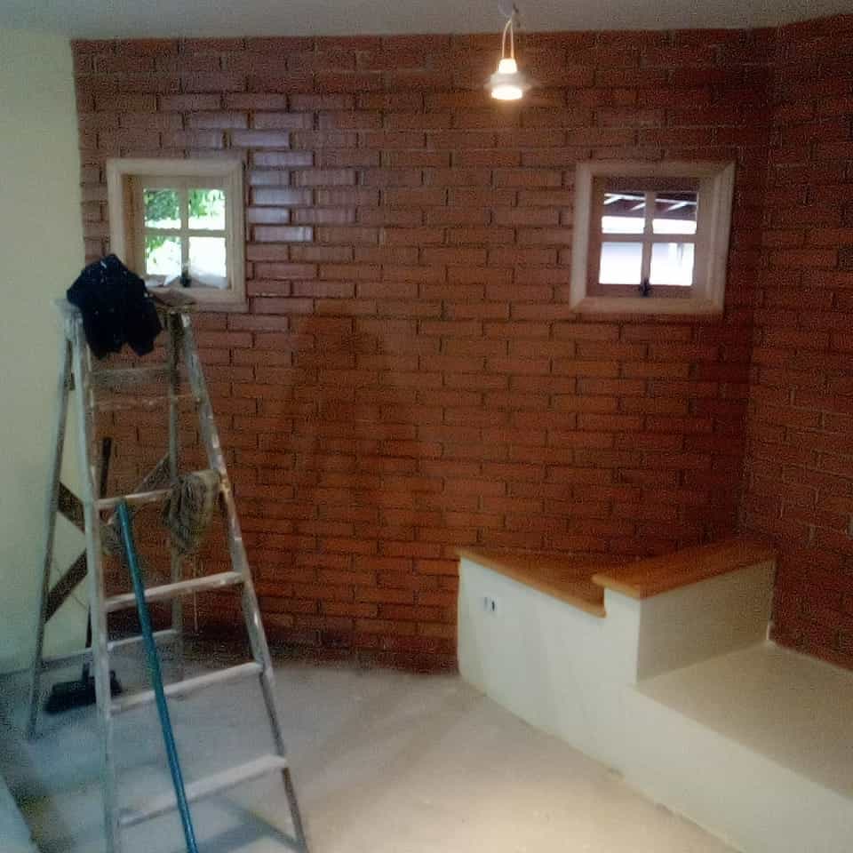 Acabamento de banheiro