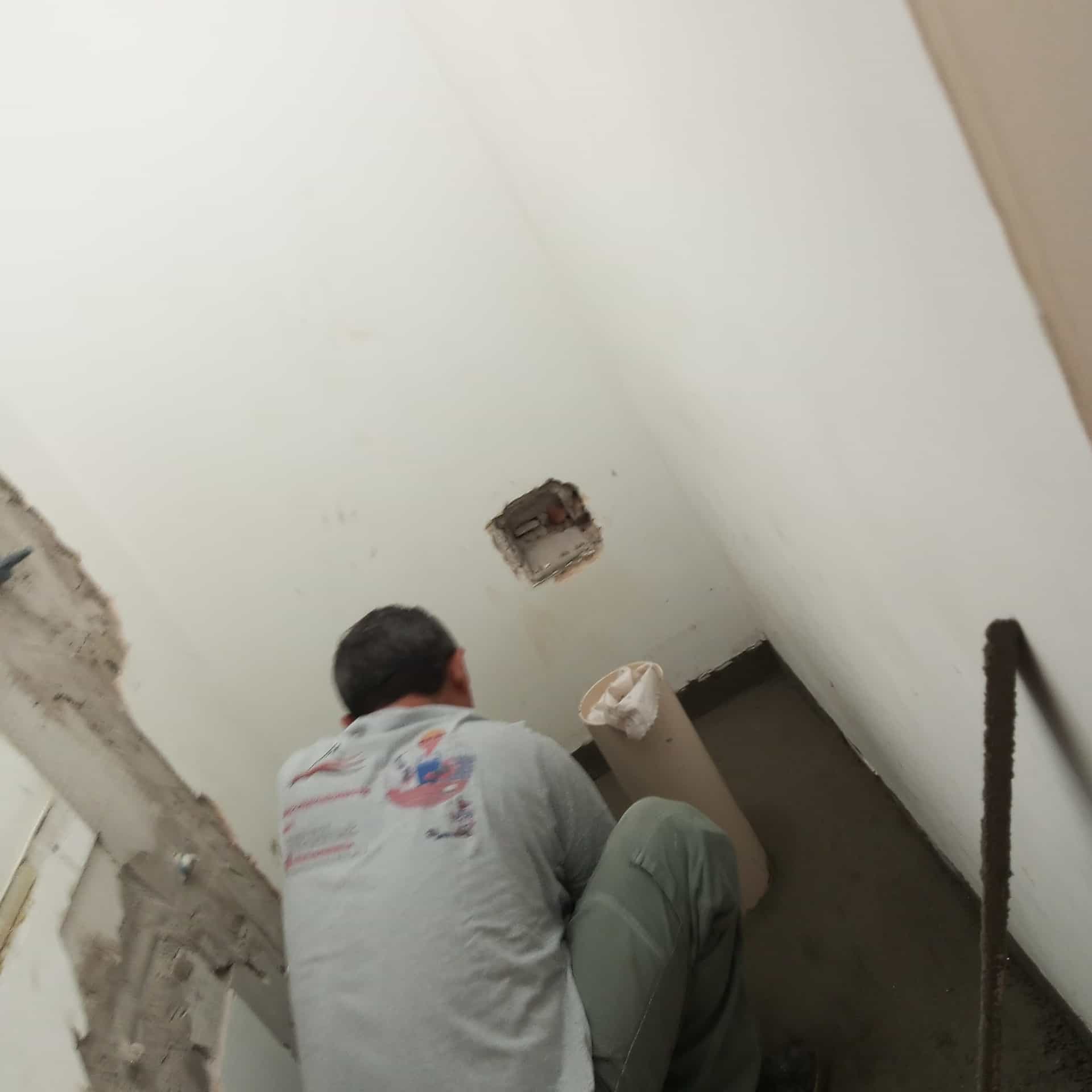 Reforma em andamento